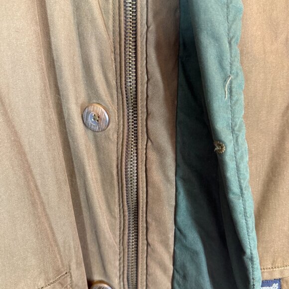 Vintage Faconnable Field Coat Jacket Brown 80s 90s Hong Kong Medium - Picture 6 of 12